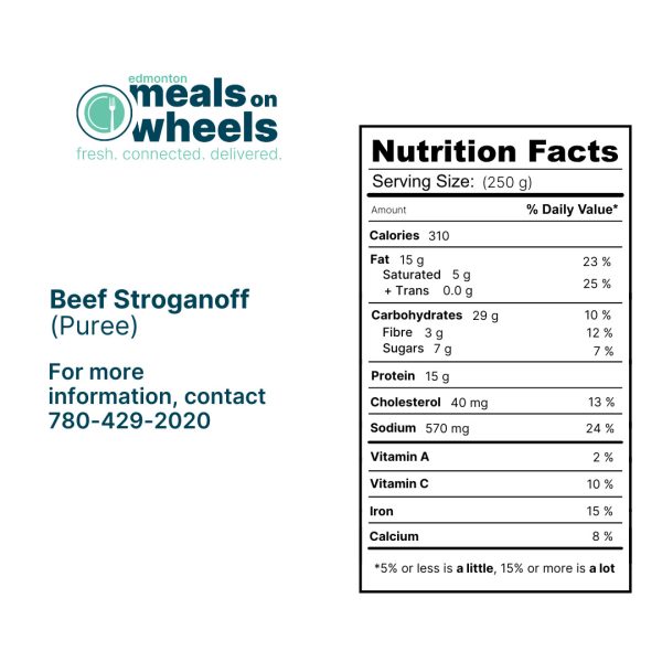 Pureed Beef Stroganoff - Image 2