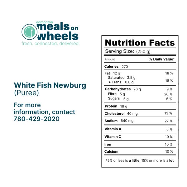 Pureed White Fish Newburg - Image 2